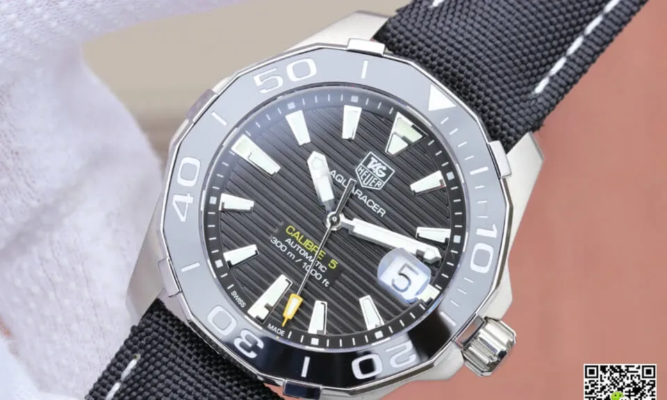 Tag Heuer Aquaracer 300M WAY211A.FC6362 V6 Factory 1:1 Best Edition Replica Watch Black Bezel